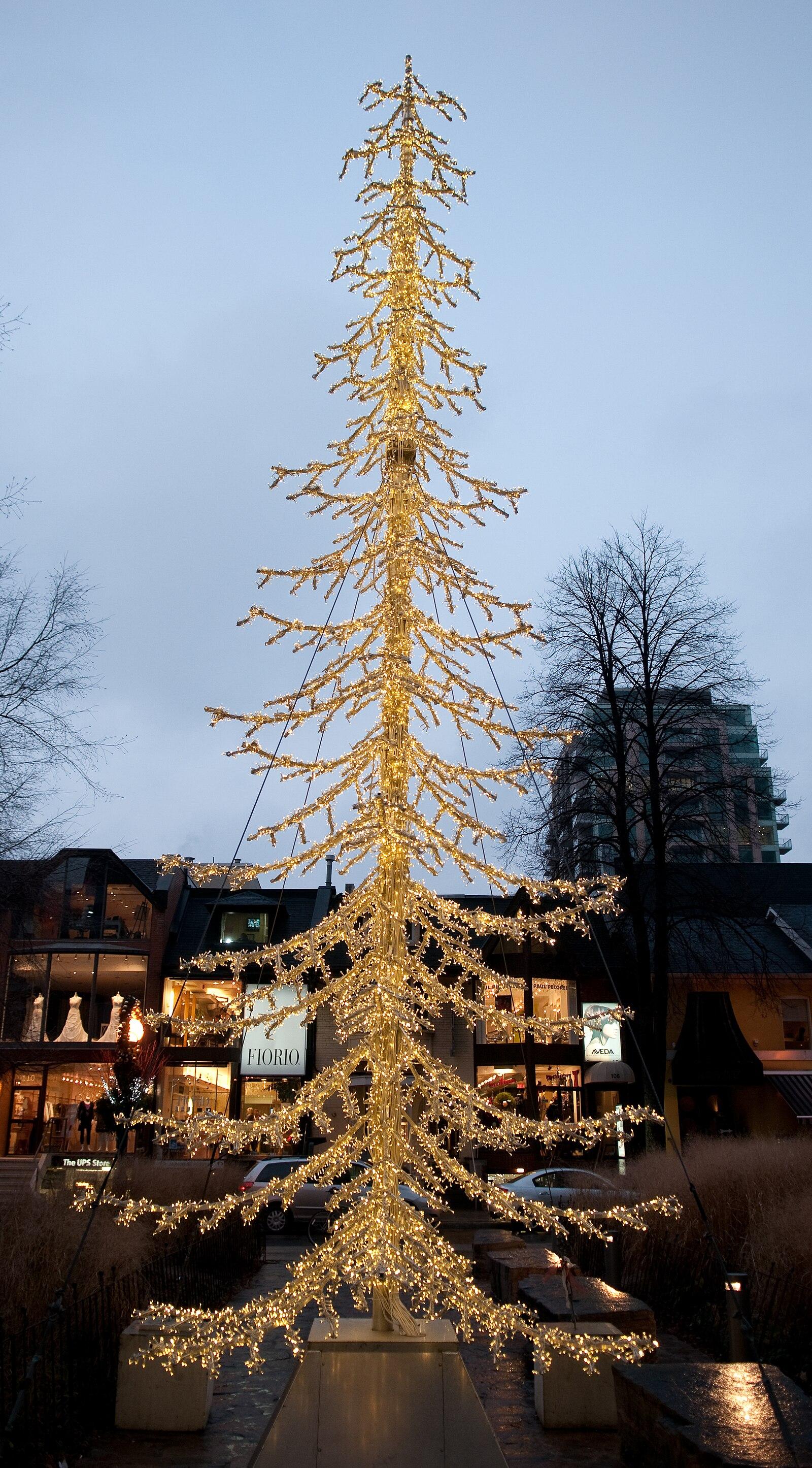 Yorkville Christmas lights 4653